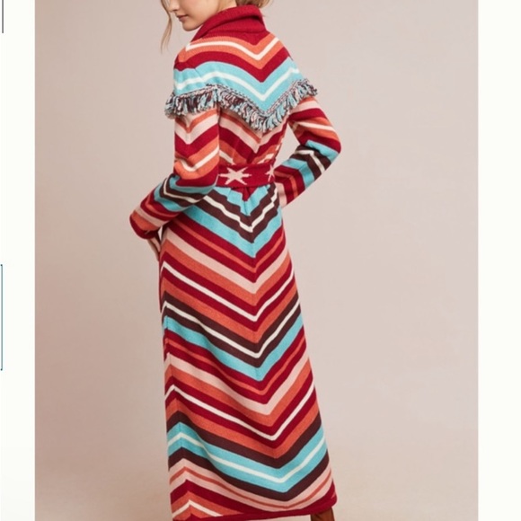 Anthropologie Sunset Striped Cardigan S - Picture 4 of 12